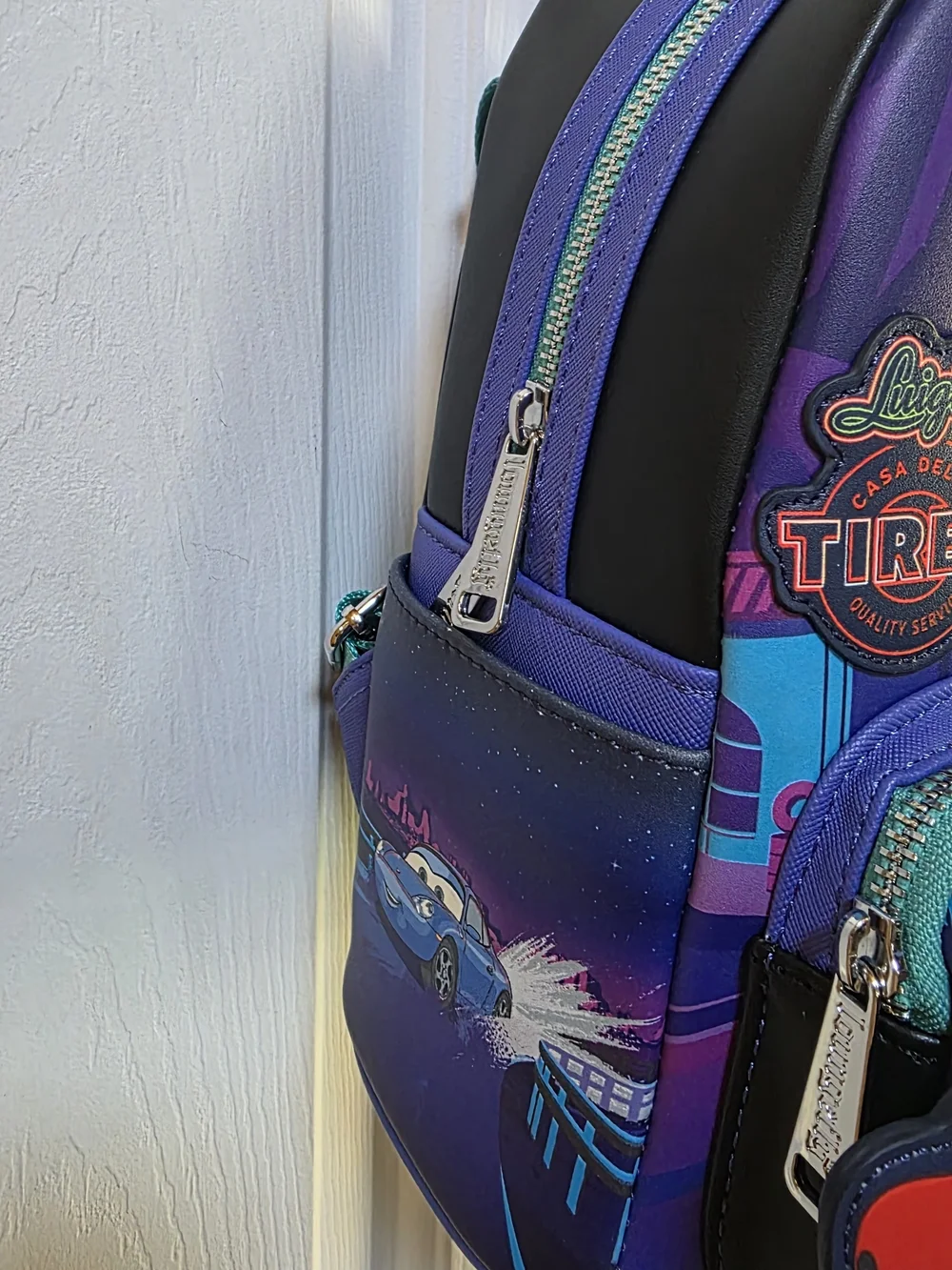 Loungefly Purple 'Cars' Kids Backpack